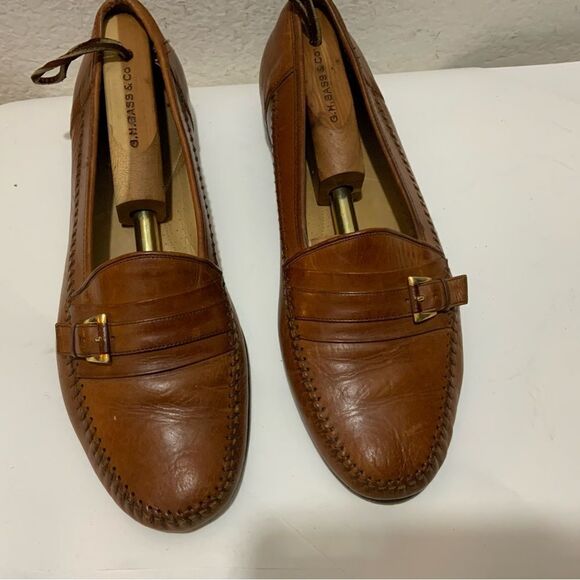 Magnanni Men\'s Brown Leather Buckle  Loafers Shoes 9 M *Made in Spain* main image 7